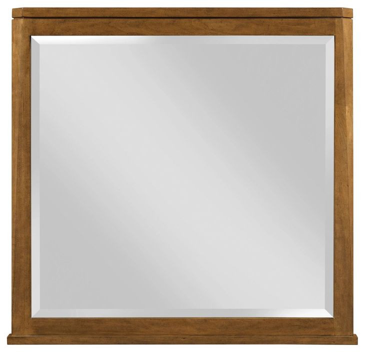 Aspire Medium Stain Rectangular Dresser Mirror