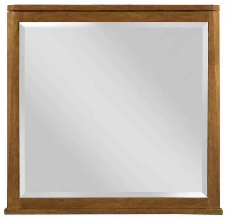 Aspire Medium Stain Rectangular Dresser Mirror