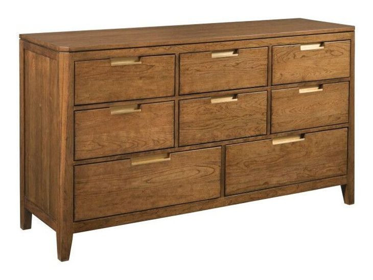 Aspire Profile Brown 8 Drawer Dresser