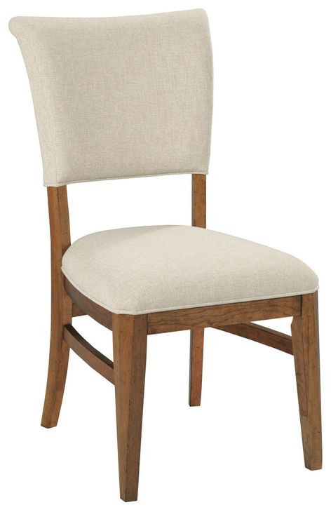 Aspire Contour Cream Upholstered Side Chair