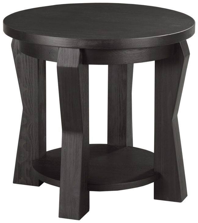 Freeport-Acquisitions Freeport Black Round Lamp Table