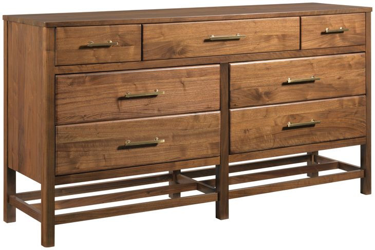 Monogram Walnut Wonderland Medium Stain 7 Drawer Dresser