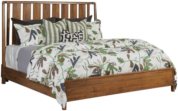 Ashburn Walnut King Panel Bed