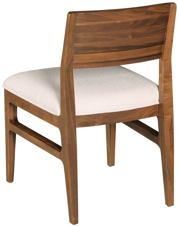 Monogram Walnut Mackie Cream Dining Chair