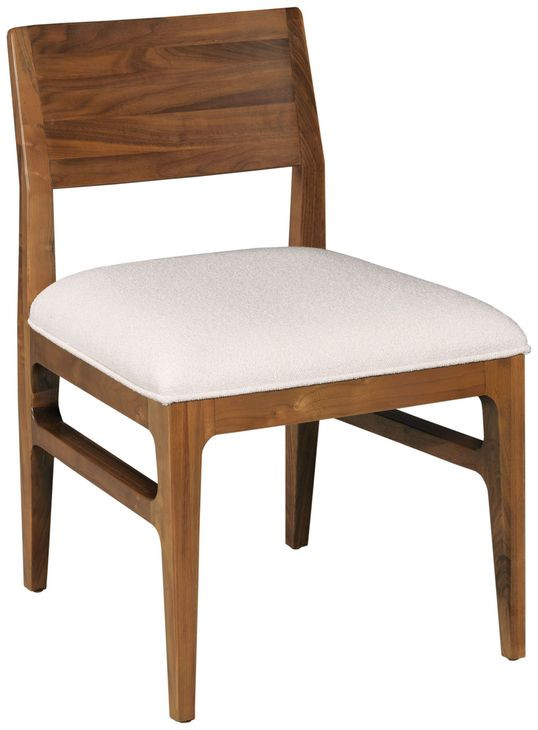 Monogram Walnut Mackie Cream Dining Chair