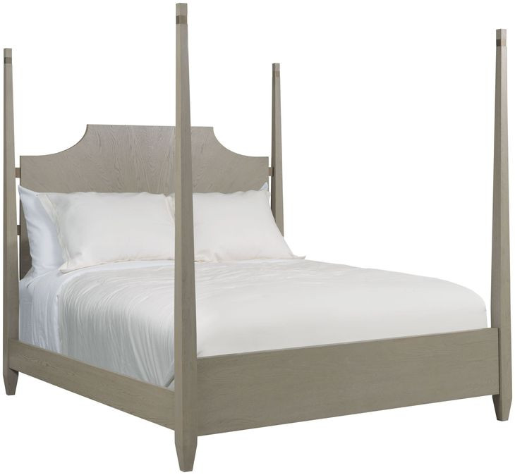 Patterson Gray King Poster Bed