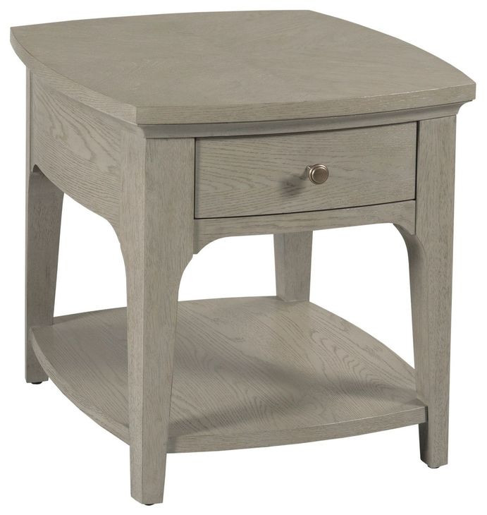 Milan Stone Oval End Table