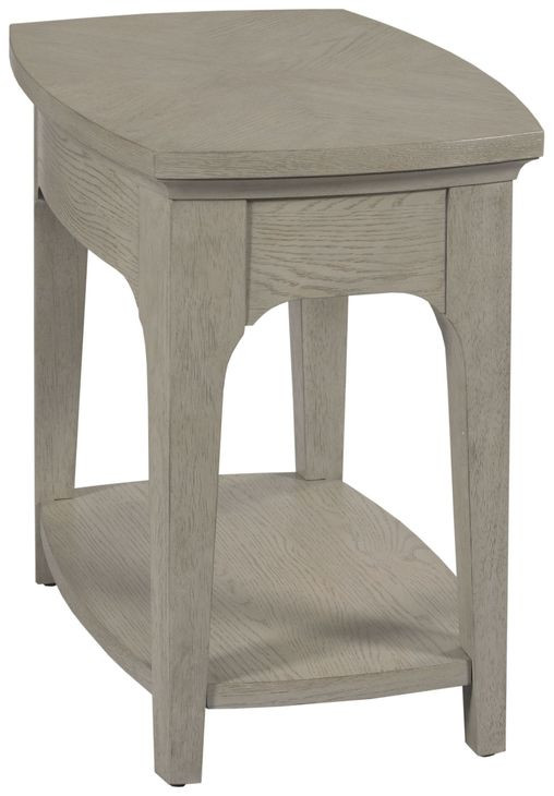 Avery Gray Rectangular Chairside Table