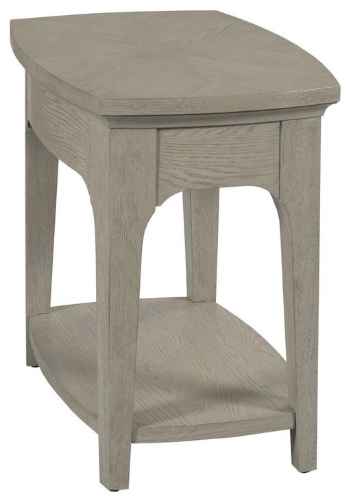 Milan Stone Oval Chairside Table