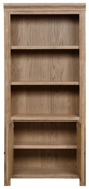 Providence Brown 2 Door Bunching Bookcase