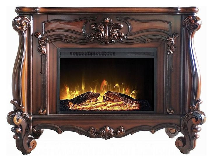Versailles Cherry Oak Rectangular Electric Fireplace