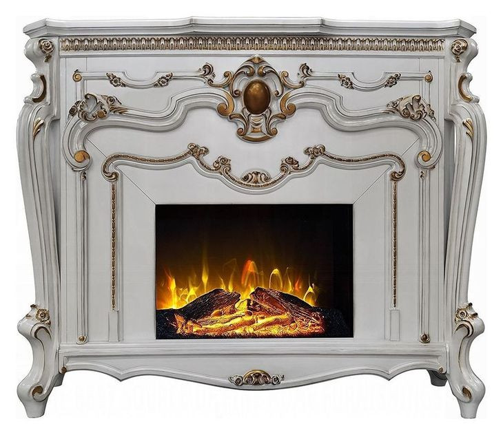 Picardy Antique Pearl Rectangular Electric Fireplace