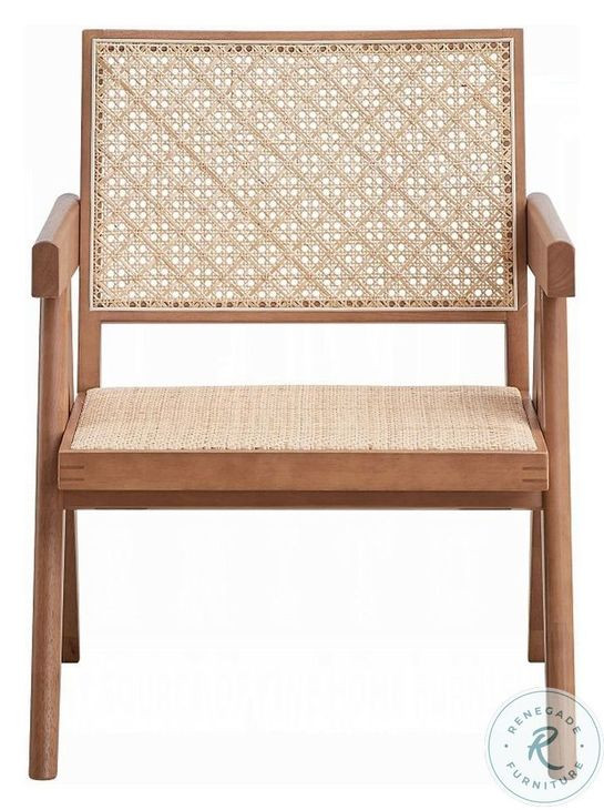 Velentina Rattan and Natural Accent Chair