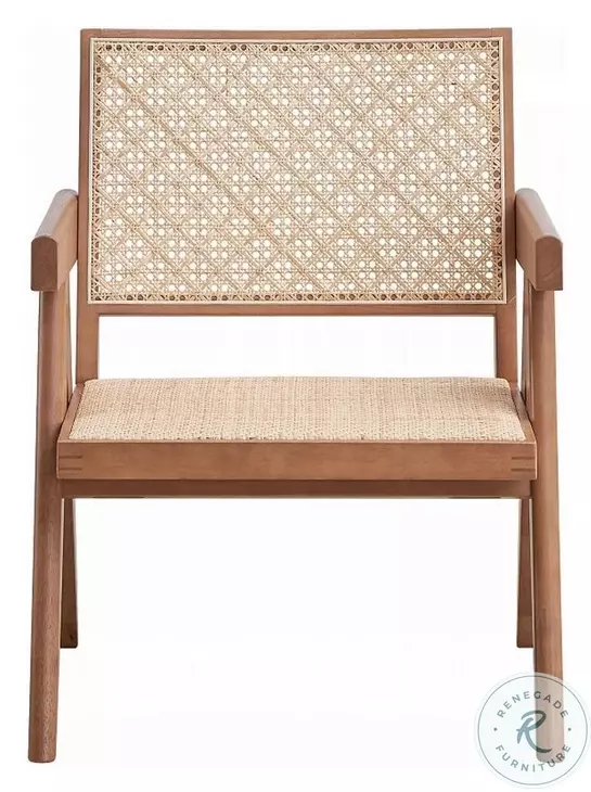 Velentina Rattan and Natural Accent Chair