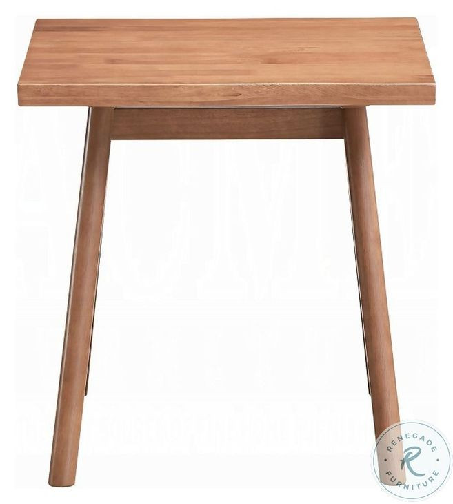 Velentina Natural Square End Table