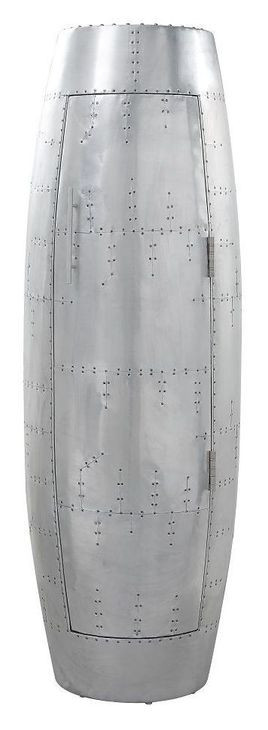 Brancaster Silver 1 Door Bar Cabinet