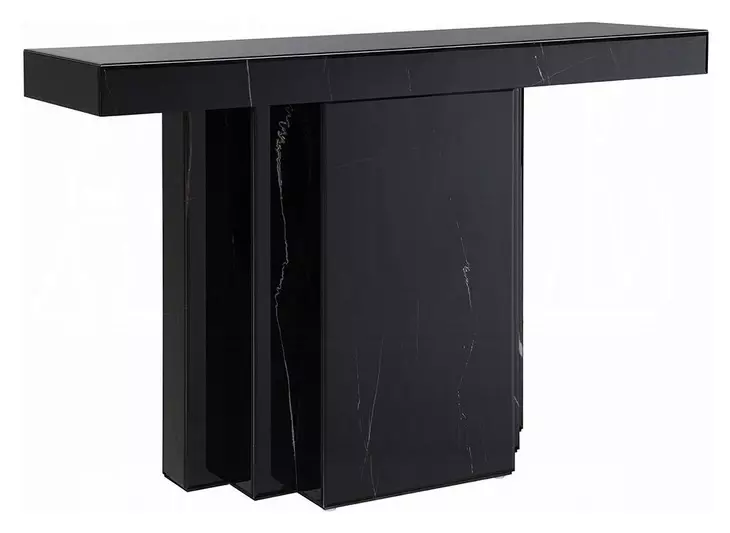 Drisana Black Glass Top Occassional Table Set