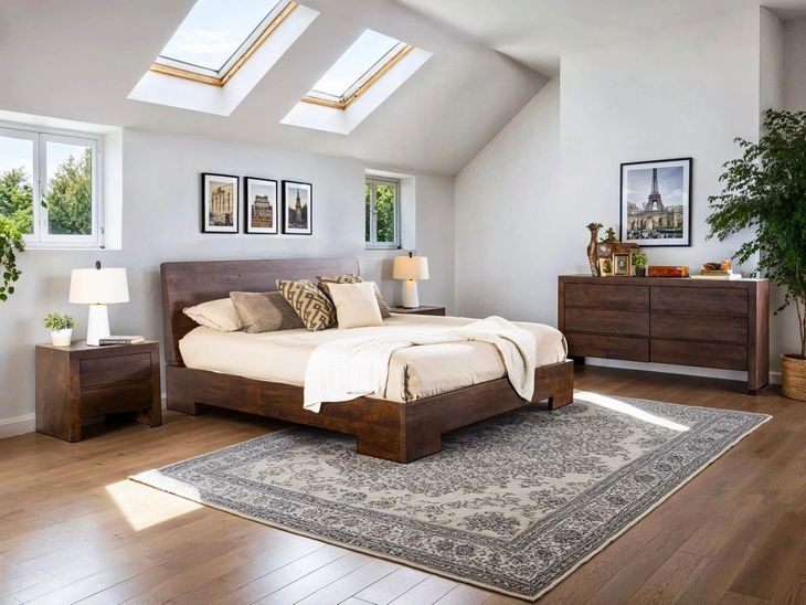 Acadia Coffee Bean Platform Bedroom Set