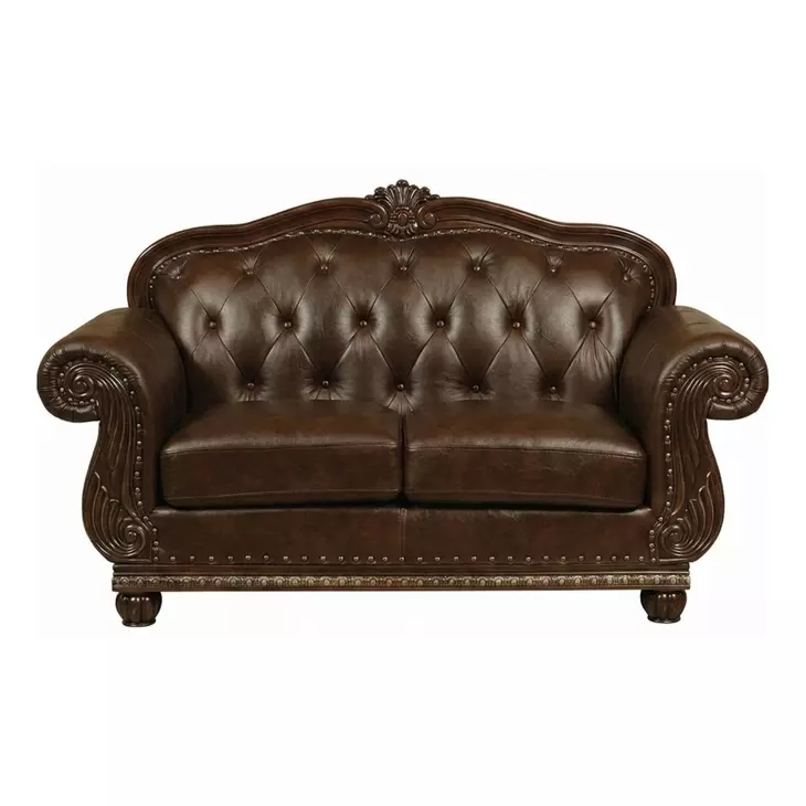 Anondale Espresso 70" Loveseat