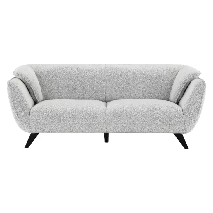 Nayeli Light Gray Boucle 86" Sofa