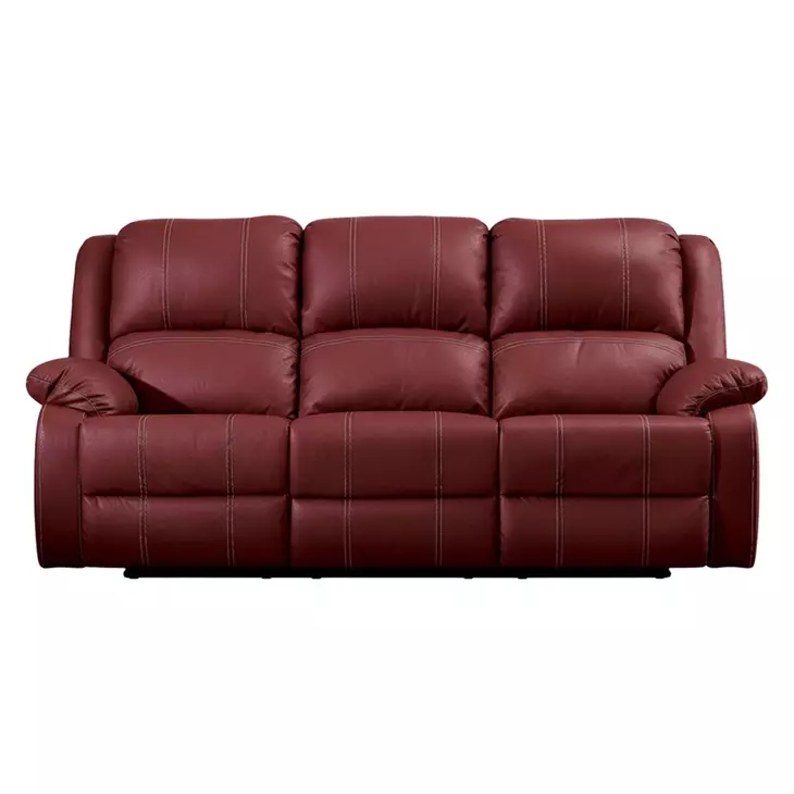 Zuriel Red Reclining 78" Sofa
