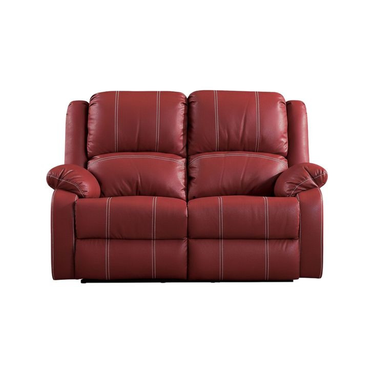 Zuriel Red Reclining 56" Loveseat