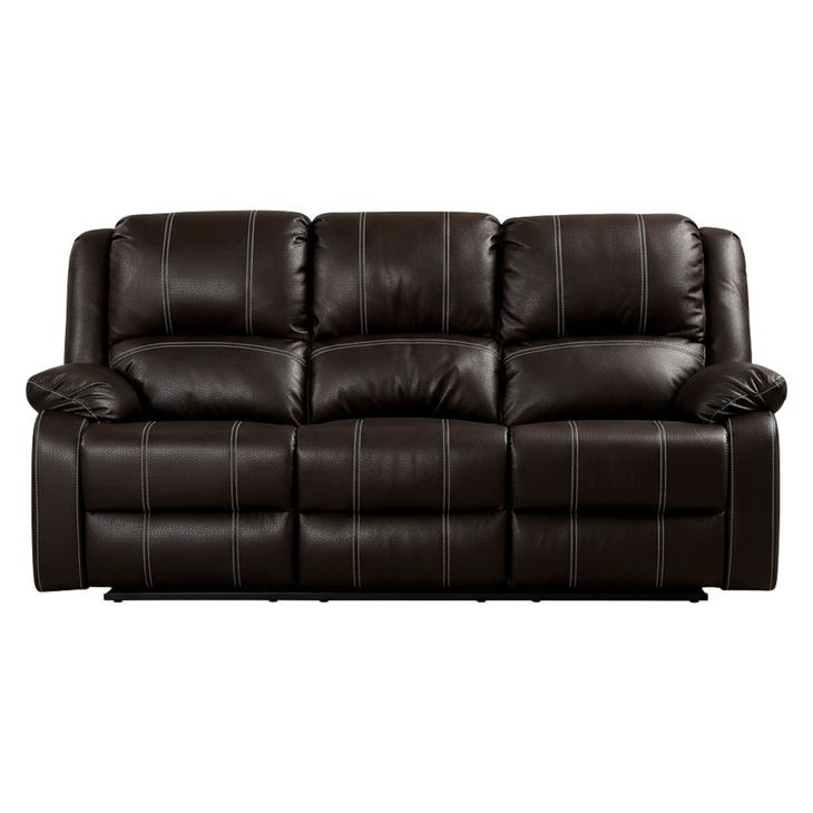 Zuriel Brown Reclining 78" Sofa