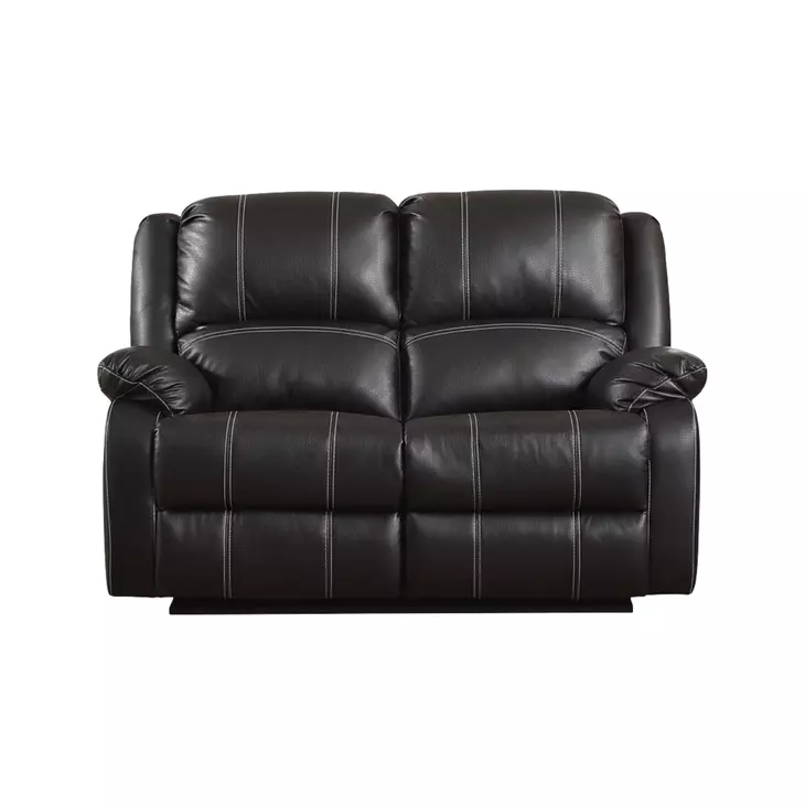 Zuriel Black Reclining 56" Loveseat
