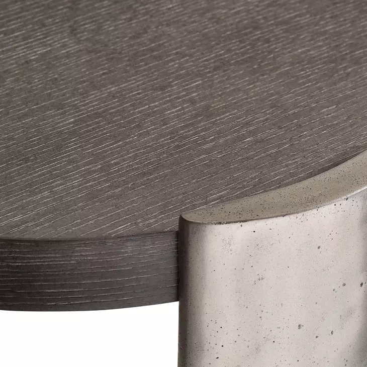 Prado Porcini And Bright Graphite Accent Table