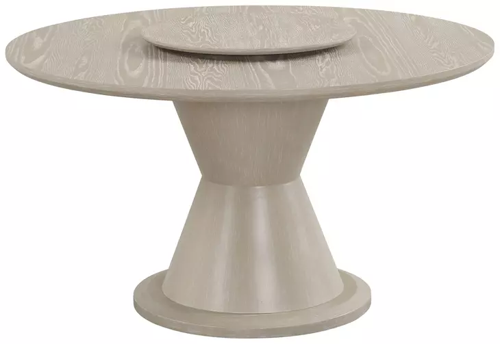 Gwendolyn Cerused Taupe 54" Round Dining Table