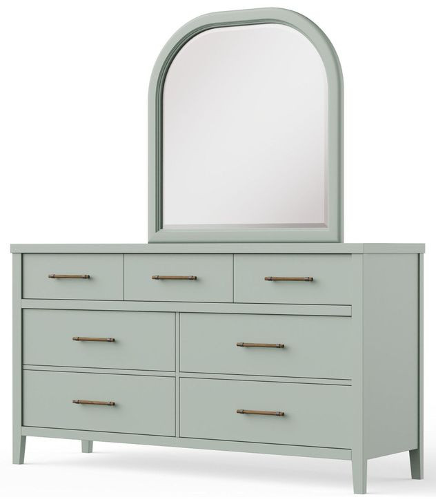 Pure Maple Sage 7 Drawer Dresser