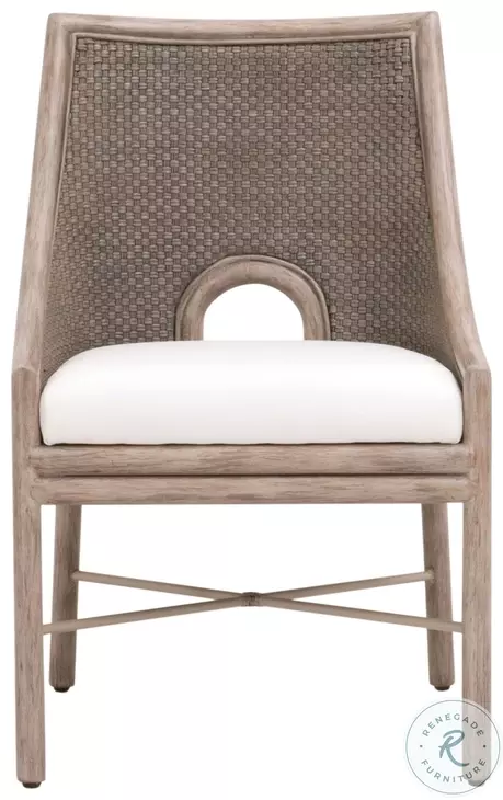 Adamo LiveSmart Peyton Pearl Performance Fabric Dining Chair Set Of 2