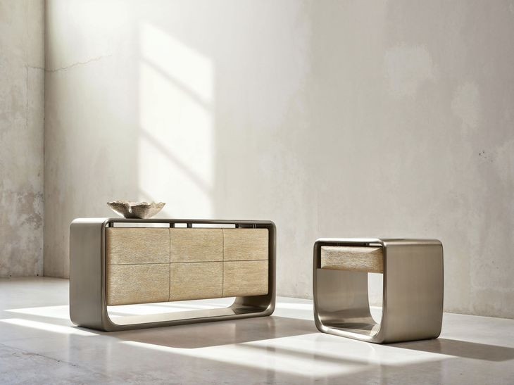 Lomond Tarnished Nickel 6 Drawer Dresser