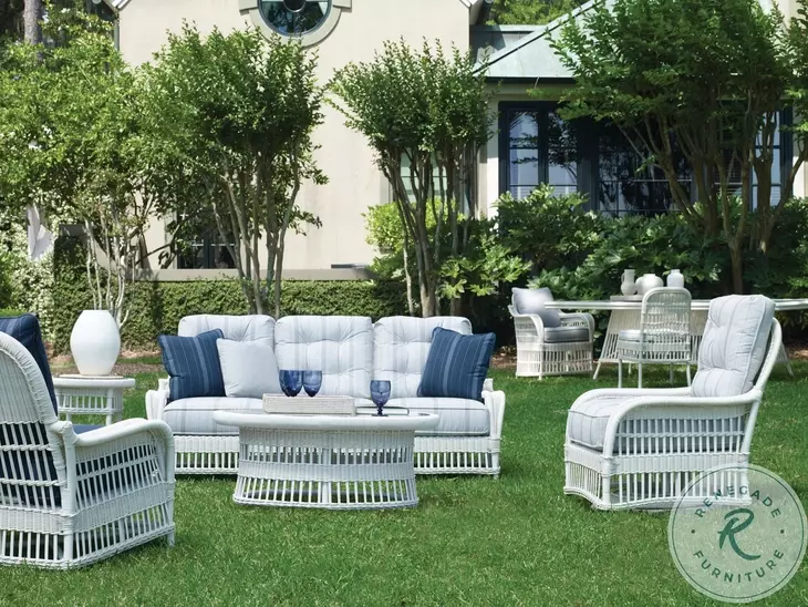 Mainland Tempered Glass And Brown Side Table