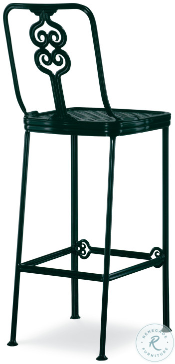 Augustine Tempered Glass And Litchfield Green Bar Table Set