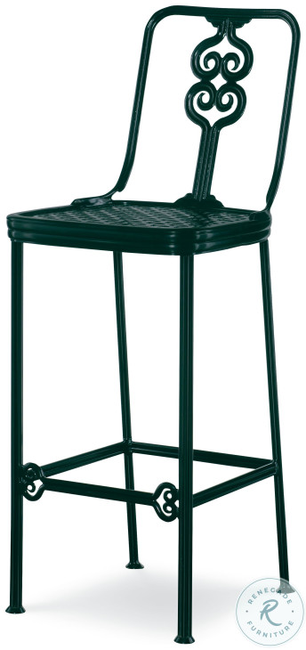 Augustine Litchfield Green Bar Stool