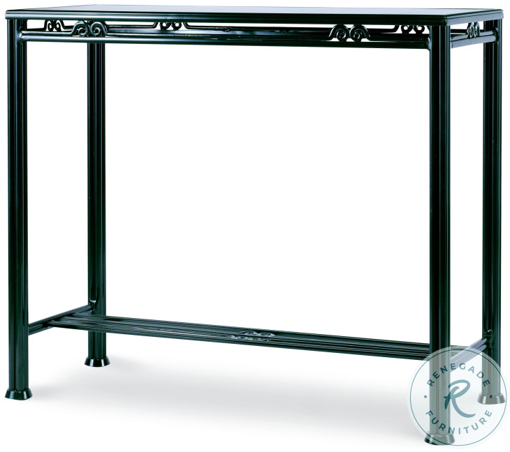 Augustine Tempered Glass And Litchfield Green Bar Table Set
