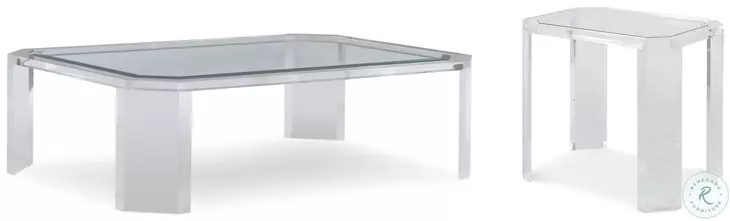 Phoenix Glass And Gray Occasional Table Set