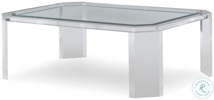 Phoenix Glass And Gray Coffee Table