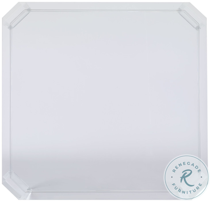 Phoenix Glass And Pink Coffee Table