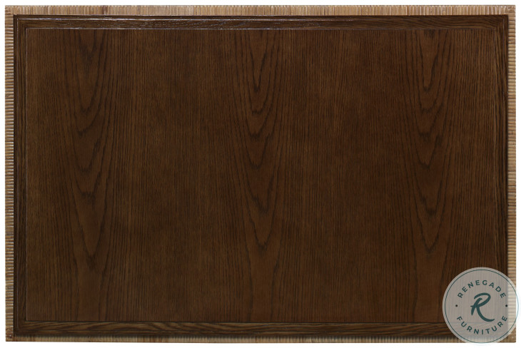 Beachcomber Wicker And Mahogany End Table