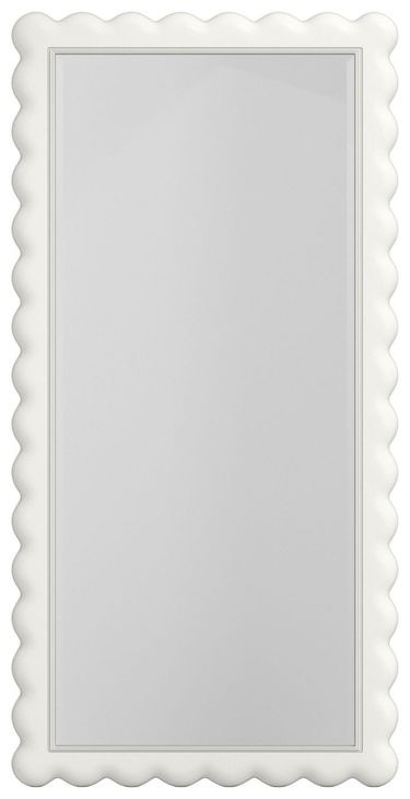 Haven Warm White Upholstered Canopy Poster Bedroom Set