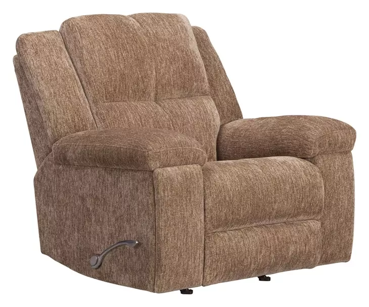 Bronco Plush Tobacco Rocker Recliner