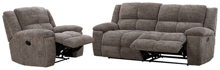 Buster Cabot Stone Manual Recliner