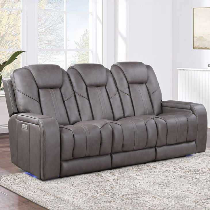 Daniel Gray 87" Triple Power Reclining Sofa with USB Charging