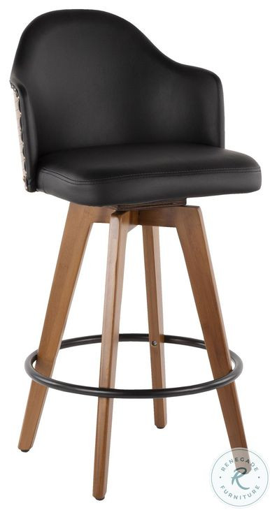 Ahoy Black Counter Stool