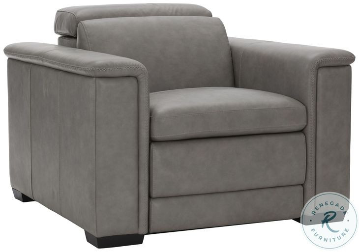 Lioni Mocha Power Motion Chair with USB Charging