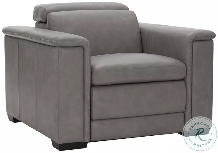 Lioni Mocha Power Motion Chair with USB Charging