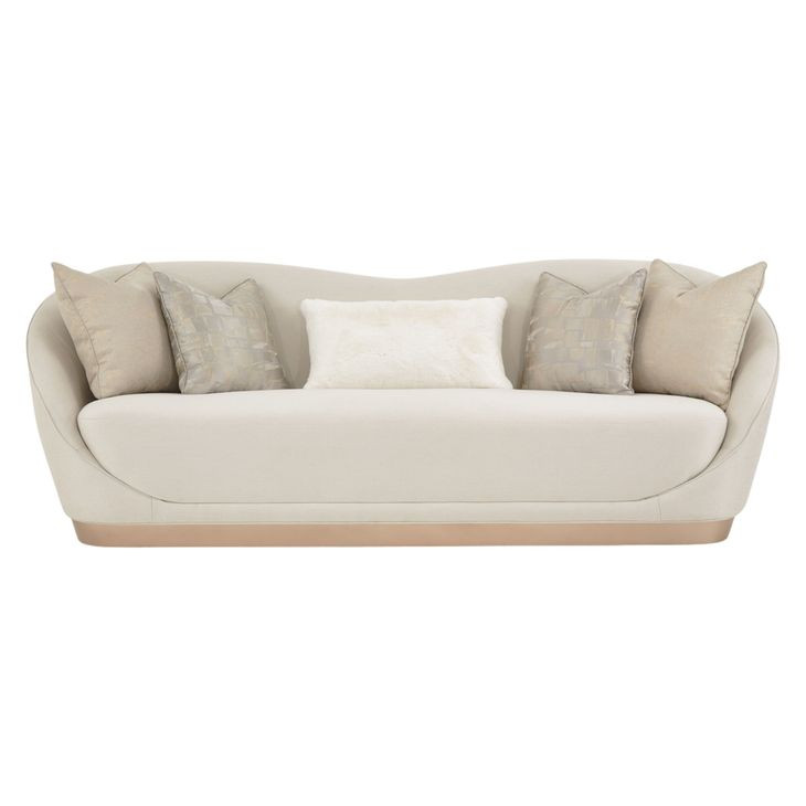 La Rachelle Medium Champagne 100" Sofa
