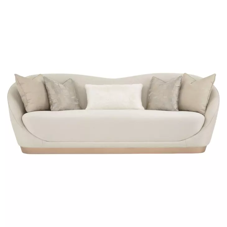 La Rachelle Medium Champagne 100" Sofa